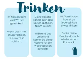 Vorschau - Poster - "Darf ich was trinken?" - Classroom Management - Seite 1