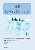 Vorschau - Poster - "Darf ich was trinken?" - Classroom Management - Deckblatt