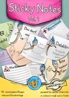 Vorschau - Lehrpläne/Lehrermaterial - Sticky Notes Vol. 1 - Haftnotizen für deinen Schulalltag - Deckblatt