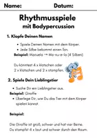Vorschau - Stundenentwürfe - Bodypercussion leicht gemacht: Komplettpaket zur Einführung - Seite 3