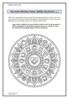 Vorschau - Stundenentwürfe - 30 Ferien-Mandalas: Farben, Gefühle, Geschichten – Ausmalen, Reflektieren, Erzählen - Seite 1