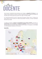 Vista previa - Unidades / Secuencias / Situaciones de Aprendizaje - Geografía - Estudiamos mapa de Europa y sus banderas (1) - página 1