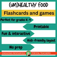 Vista previa - Juegos / Gamificación - Healthy and Unhealthy Food | Games and Vocabulary | ESL Activities | Big Pack - página 1