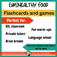 Vista previa - Juegos / Gamificación - Healthy and Unhealthy Food | Games and Vocabulary | ESL Activities | Big Pack - página 3