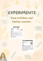Vorschau - Experimente - Experimente zum Thema Schall - Deckblatt