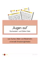 Vorschau - Arbeitsblätter - Suchbilder Buchstaben-Salat und Zahlen-Salat - Deckblatt