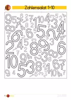 Vorschau - Arbeitsblätter - Suchbilder Buchstaben-Salat und Zahlen-Salat - Seite 2