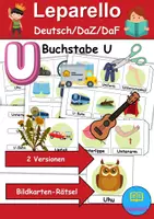 Vorschau - Unterrichtsreihen - Materialpaket - Buchstabe U XXL Paket Wortschatzpaket - DaZ/DaF, Deutsch, Sachunterricht (Grundschule) - Seite 1