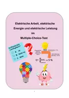 Vorschau - Arbeitsblätter - Elektrische Arbeit, elektrische Energie und elektrische Leistung - Deckblatt