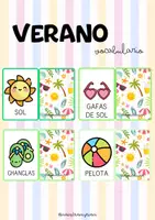 Vista previa - Unidades / Secuencias / Situaciones de Aprendizaje - Vocabulario verano - Portada