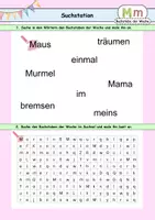 Vorschau - Arbeitsblätter - Buchstabeneinführung - M - Stationsarbeit / Stationenarbeit - Seite 3
