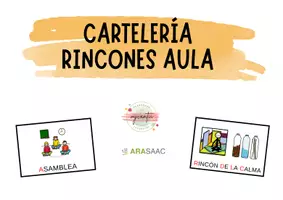 Vista previa - Refuerzo / NEE / Materiales de apoyo - CARTELES PARA RINCONES Y ESPACIOS AULA (TEA) - página 1
