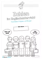Vorschau - Arbeitsblätter - Materialpaket: Zahlen auf Englisch (1 bis 12) - Seite 1