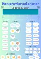 Aperçu - Apprentissages en autonomie - Mon premier calendrier - Page 2