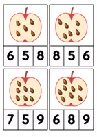 Vorschau - Spiele - Apfel Zählspiel | Der Apfel | Mathematisches Spiel - Seite 2