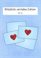 Vorschau - Präsentationen/Tafelbilder - Blitzblick/Blitzrechnen Verliebte Zahlen - Deckblatt