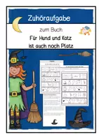 Vorschau - Arbeitsblätter - zuhören - zum Buch (Für Hund und Katz ist auch noch Platz) - Deckblatt