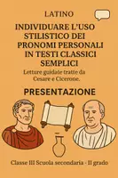 anteprima - Presentazioni / Lavagne - Letture guidate tratte da Cesare e Cicerone - Pagina di copertina