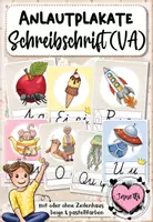 Vorschau - Poster - Buchstabenplakate / Anlautplakate: Vereinfachte Ausgangsschrift (VA) - Deckblatt