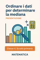 anteprima - Presentazioni / Lavagne - Ordinare i dati per determinare la mediana - Pagina di copertina