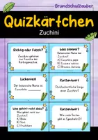 Vorschau - Arbeitsblätter - Zuchini MEGABUNDLE - Wissenskartei, Lückentext, Steckbrief, Quizkarten - Seite 1