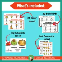 Vista previa - Unidades / Secuencias / Situaciones de Aprendizaje - Autumn & Fall BUNDLE| ESL Activities | Back to school - página 3