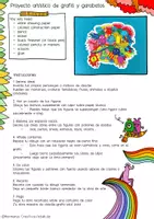 Vista previa - Hojas de trabajo - Arte de garabatos tipo grafiti – Proyecto artístico creativo - página 1