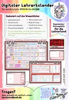 Vorschau - Lehrpläne/Lehrermaterial - Digitaler Lehrerkalender Schuljahr 2025-26 (Bayern) - Deckblatt