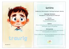 Vorschau - Spiele - Unsere Gefühle - DaZ Material/Sachunterricht - Seite 1