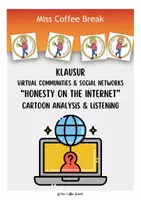 Vorschau - Klassenarbeiten - Klausur EF - Social Media: “Honesty On The Internet” (Cartoon Analysis & Listening) - Deckblatt