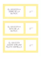 Vista previa - Hojas de trabajo - PETITES COMPRENSIONS LECTORES: LLETRA DE PAL I LLIGADA - página 2