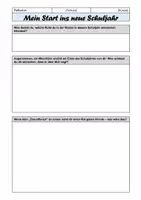Vorschau - Arbeitsblätter - Schuljahresbeginn Reflexionsbogen 10. - 13. Klasse - Seite 2