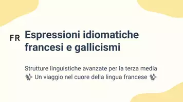 anteprima - Presentazioni / Lavagne - Espressioni idiomatiche francesi e gallicismi - Pagina 1