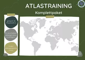 Vorschau - Unterrichtsreihen - Atlastraining – Stationenlernen mit Differenzierung - Seite 1