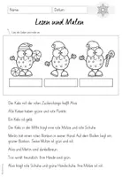 Vorschau - Arbeitsblätter - Logicals "Weihnachten" - Lesen & Malen - Seite 2