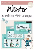 Vorschau - Interaktives Material - Interaktive Mini-Lesespur "Winter" (2-fach differenziert) - Deckblatt