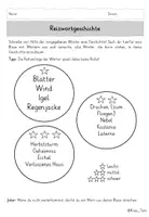 Vorschau - Arbeitsblätter - Kreatives Schreiben Herbst – 4 Schreibanlässe mit Reizwortgeschichte, Dialog & Schreibimpuls (Klasse 4) - Seite 2