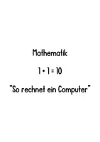 Vorschau - Unterrichtsreihen - Künstliche Intelligenz (KI) - "So rechnet ein Computer" (Binärsystem) - Seite 1