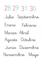 Vista previa - Refuerzo / NEE / Materiales de apoyo - Calendario TEA - página 2