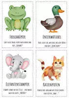 Vorschau - Bildkarten - Tierische Bewegung – Morgenkreiskarten für den Kindergarten - Seite 2
