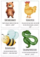 Vorschau - Bildkarten - Tierische Bewegung – Morgenkreiskarten für den Kindergarten - Seite 3