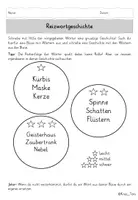 Vorschau - Arbeitsblätter - Kreatives Schreiben Halloween – 4 Schreibanlässe mit Reizwortgeschichte, Dialog & Schreibimpuls (Klasse 3) - Seite 2