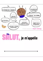 Vorschau - Mal- und Bastelvorlagen - Smartcookie's Französisch Namensschild - Seite 1