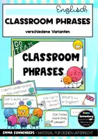 Vorschau - Bildkarten - Classroom Phrases - Die wichtigsten Sätze für den Unterricht - Deckblatt