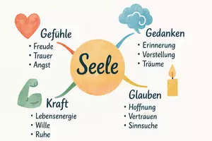 Vorschau - Arbeitsblätter - Arbeitsblätter zum Thema "Seele" + Lösung & MP3 + Mindmap + Infografik - Seite 2