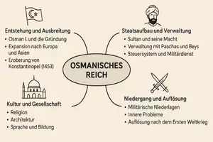 Vorschau - Arbeitsblätter - Arbeitsblatt "Osmanisches Reich" + Onlineübung & MP3 + Mindmap + Infografik - Seite 1