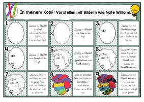 Vorschau - Stundenentwürfe - In meinem Kopf - Kunstprojekt zum Vorstellen am Schuljahresbeginn - Seite 2