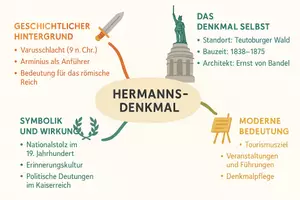 Vorschau - Arbeitsblätter - Arbeitsblatt "Hermannsdenkmal" + Onlineübung & MP3 + Mindmap + Infografik - Seite 3