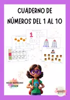 Vista previa - Refuerzo / NEE / Materiales de apoyo - CUADERNO DE NÚMEROS DEL 1 AL 10 - Portada