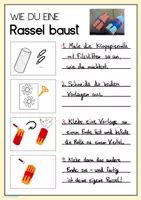 Vorschau - Mal- und Bastelvorlagen - Materialpaket Instrumente bauen, Rassel und Schellenkranz bauen - Seite 1